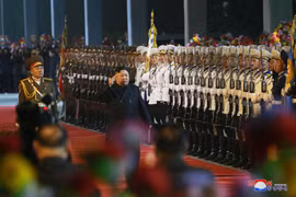 [Photo] Nhà lãnh đạo Kim Jong-un khởi hành tới Nga bằng tàu hỏa