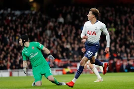 Tottenham đá bay Arsenal khỏi Cúp Liên đoàn Anh. (Nguồn: AP)