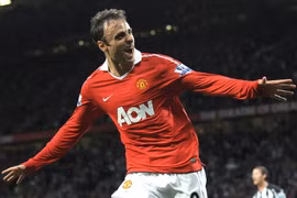 Berbatov khi còn trong màu áo Manchester United. (Nguồn: Getty Images)