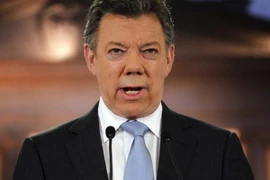 Tổng thống Colombia Juan Manuel Santos. (Nguồn: AP)