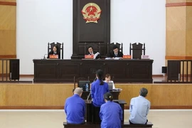 Quang cảnh phiên tòa. (Ảnh: Dương Giang/TTXVN)