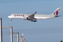 Máy bay của hãng hàng không Qatar Airways. (Nguồn: Reuters)