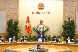 Thủ tướng Nguyễn Xuân Phúc chủ trì phiên họp Chính phủ thường kỳ tháng 1 năm 2019. (Ảnh: Thống Nhất/TTXVN)