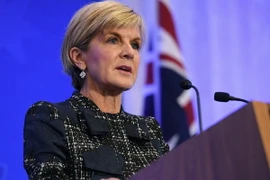 Ngoại trưởng Australia Julie Bishop. (Nguồn: EPA)