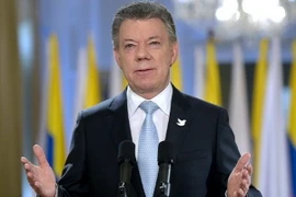 Tổng thống Colombia Juan Manuel Santos. (Nguồn: AFP)