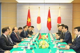 Quang cảnh buổi hội đàm. (Ảnh: Thống Nhất/TTXVN)