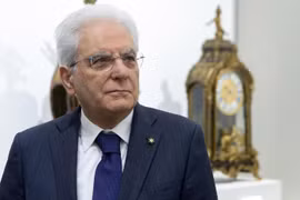 Tổng thống Italy Sergio Mattarella. (Nguồn: ANSA)