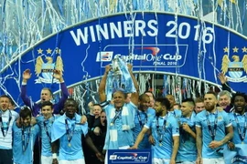 Manchester City lần thứ tư vô địch Capital One Cup. (Nguồn: AFP)