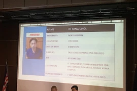 Nghi can thứ tư có tên Ri Jong Chol. (Ảnh: Lê Lương Hòa/Vietnam+)