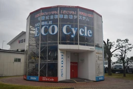 Mô hình giới thiệu Eco Cycles của Giken. (Ảnh: Nguyễn Tuyến/Vietnam+)
