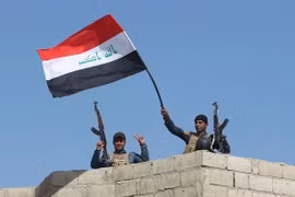 Lực lượng vũ trang Iraq giành lại ngôi làng Ayn Nasir, phía nam Mosul. (Nguồn: AFP/Getty Images)