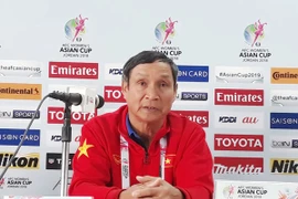 Thầy trò HLV Mai Đức Chung cần phải thắng mới có cơ hội dự World Cup. (Nguồn: VFF)