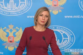 Người phát ngôn Bộ Ngoại giao Nga Maria Zakharova. (Nguồn: vestnikkavkaza.net)