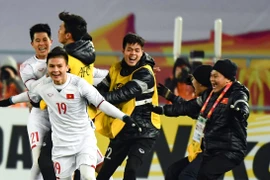 U23 Việt Nam lại giành thêm một chiến thắng lịch sử. (Nguồn: AFC)