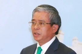 Buổi nói chuyện của Đại sứ Phạm Quang Vinh tại Học viện Quốc gia Hành chính công Hoa Kỳ. (Ảnh: Đoàn Hùng/Vietnam+)