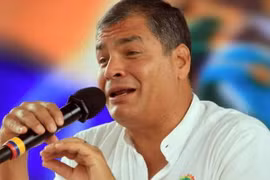 Tổng thống Ecuador Rafael Correa. (Nguồn: AP)