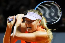 Sharapova ghi tên mình vào bán kết Porsche Tennis Grand Prix. (Nguồn: AP)