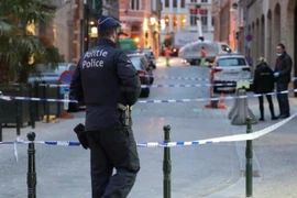 Cảnh sát phong tỏa hiện trường. (Nguồn: Reuters)