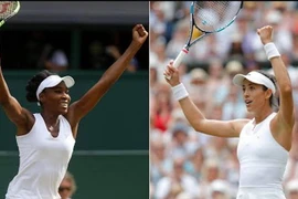 Venus chạm trán Muguruza ở trận chung kết Wimbledon 2017