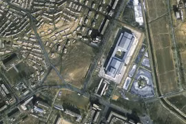 Tổ hợp hạt nhân Yongbyon chụp từ trên cao. (Nguồn: digitaljournal)