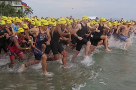 Các vận động viên tham gia cuộc thi hồi năm 2015. (Ảnh: Văn Sơn/TTXVN)