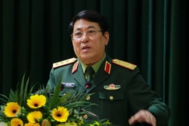 Thượng tướng Lương Cường, Bí thư Trung ương Đảng, Thường vụ Quân ủy Trung ương, Chủ nhiệm Tổng cục Chính trị Quân đội nhân dân Việt Nam. (Ảnh: An Đăng/TTXVN)