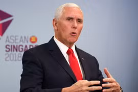 Phó Tổng thống Mỹ Mike Pence. (Nguồn: Reuters)