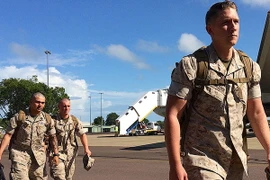 Lực lượng Lính thủy đánh bộ Mỹ. (Nguồn: AP)