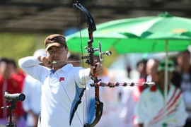 Nguyễn Tiến Cương, niềm hy vọng vàng của đoàn Việt Nam. (Ảnh: Quang Nhựt/TTXVN)