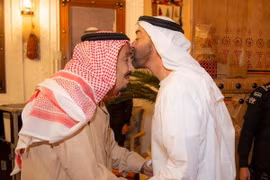 Quốc vương Salma của Saudi Arabia đã tiếp Thái tử Abu Dhabi Mohammed bin Zayed. (Nguồn: arabnews.com)