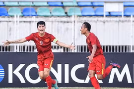 Trọng Hoàng giúp Việt Nam rộng cửa vào bán kết. (Nguồn: Affsuzukicup)