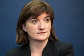 Chủ tịch Ủy ban Tài chính thuộc Nghị viện Anh Nicky Morgan. (Nguồn: Guardian)