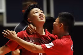 Futsal Việt Nam giành vé vào vòng 1/8 FIFA Futsal World Cup 2016. (Nguồn: Getty Images)