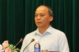 Thứ trưởng Bộ Nông nghiệp và Phát triển nông thôn Vũ Văn Tám. (Ảnh: Minh Trí/TTXVN)