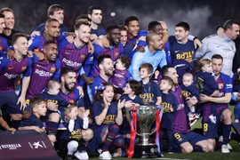 Barcelona lần thứ 26 lên ngôi La Liga. (Nguồn: AP)
