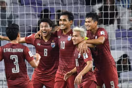Thái Lan ghi tên mình vào vòng 1/8 Asian Cup 2019. (Nguồn: AFC)