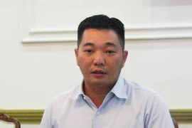 Phó Bí thư Quận ủy Quận 12 Lê Trương Hải Hiếu. (Ảnh: TTXVN phát)