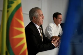 Đại diện của các nhóm người Kurd tại Syria, ông Khaled Issa. (Nguồn: AFP)