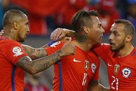 Eduardo Vargas đã ghi đến 4 bàn thắng vào lưới Mexico. (Nguồn: Getty Images)