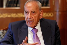 Chủ tịch Quốc hội Liban Nabih Berri. (Nguồn: AP)