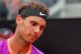Nadal chia tay Rome Masters. (Nguồn: AFP/Getty Images)