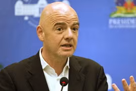 Chủ tịch Liên đoàn Bóng đá Thế giới (FIFA) Gianni Infantino. (Nguồn: AP)