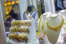 Trang sức được trưng bày ở lễ hội. (Nguồn: liputan6.com)