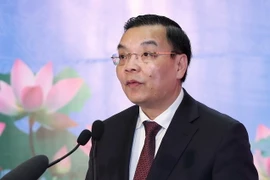 Bộ trưởng Bộ Khoa học và Công nghệ Chu Ngọc Anh phát biểu tại buổi Lễ. (Ảnh: Nhan Sáng/TTXVN)