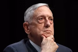 Bộ trưởng Quốc phòng Mỹ Jim Mattis. (Nguồn: AP)