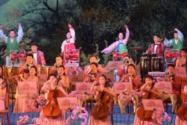 Đoàn nghệ thuật Triều Tiên. (Nguồn: nknews.org)