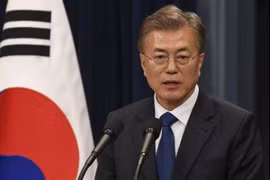 Tổng thống Hàn Quốc Moon Jae-in. (Nguồn: EPA)