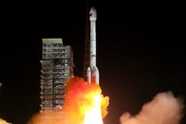 Vệ tinh Bắc Đẩu 3 rời khỏi bệ phóng. (Nguồn: THX/TTXVN)