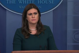 Người phát ngôn Nhà Trắng Sarah Sanders. (Nguồn: CNN.com)