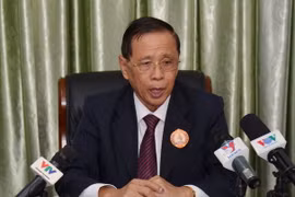 Ông Sok Eysan Ủy viên Trung ương kiêm người phát ngôn đảng Nhân dân Campuchia (CPP). (Ảnh: Minh Hưng-Chanh Đa/TTXVN)